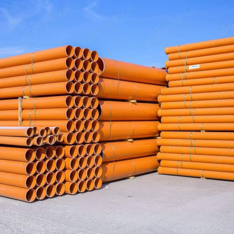 Teava PVC Canalizare SN2,SN4 ,SN8,