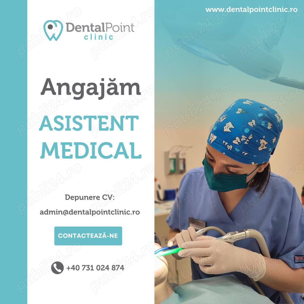 Ne cautam colega - Asistent medical pentru Dental Point Clinic