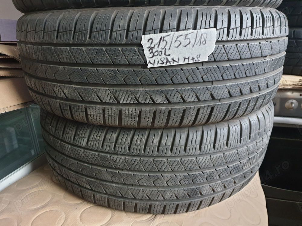 Doua cauciucuri M+S Vredestein-215/55 R18