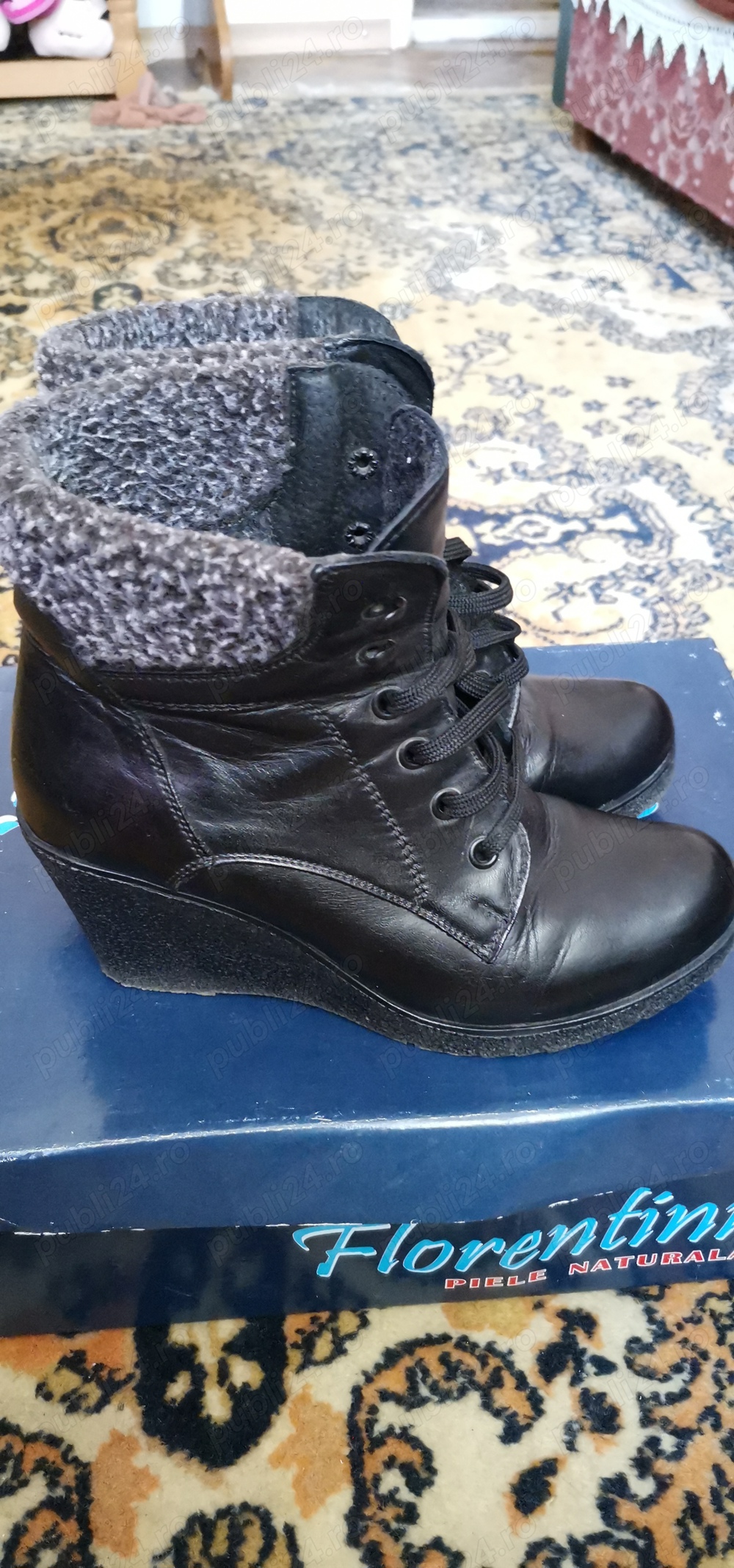 Botine piele naturala