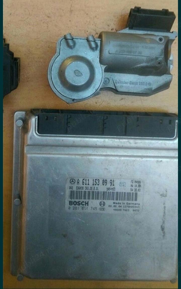 Calculator ECU și imobilizator ,provine de la un Mercedes W 210 / 2001