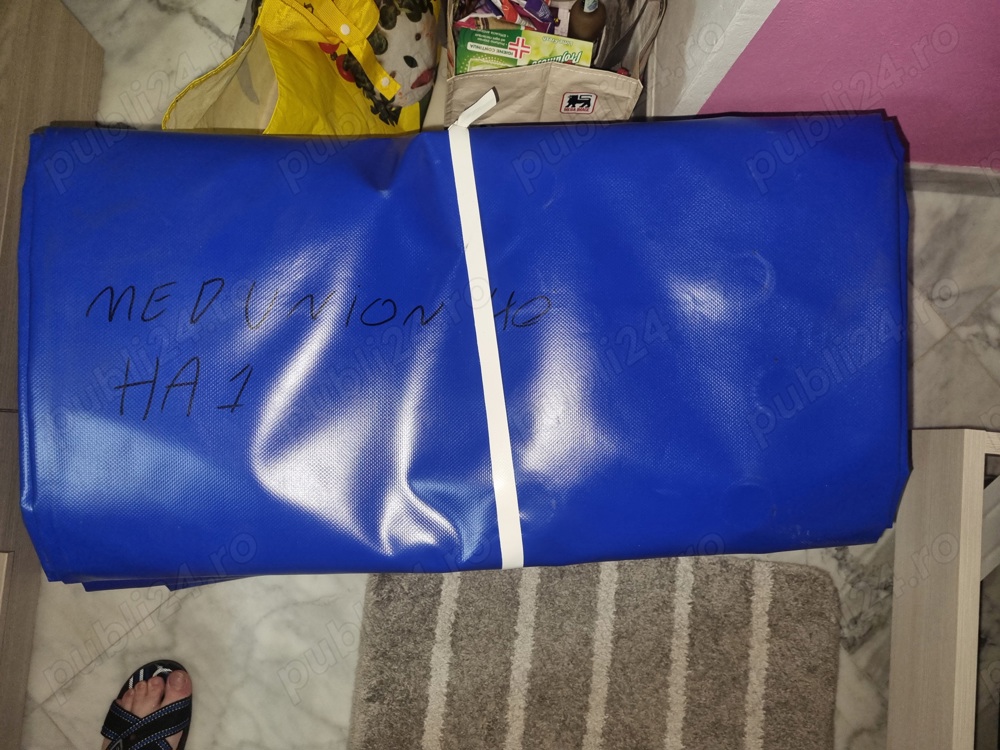 prelată OT container 40 made in Italia culoarea albastră de calitate 