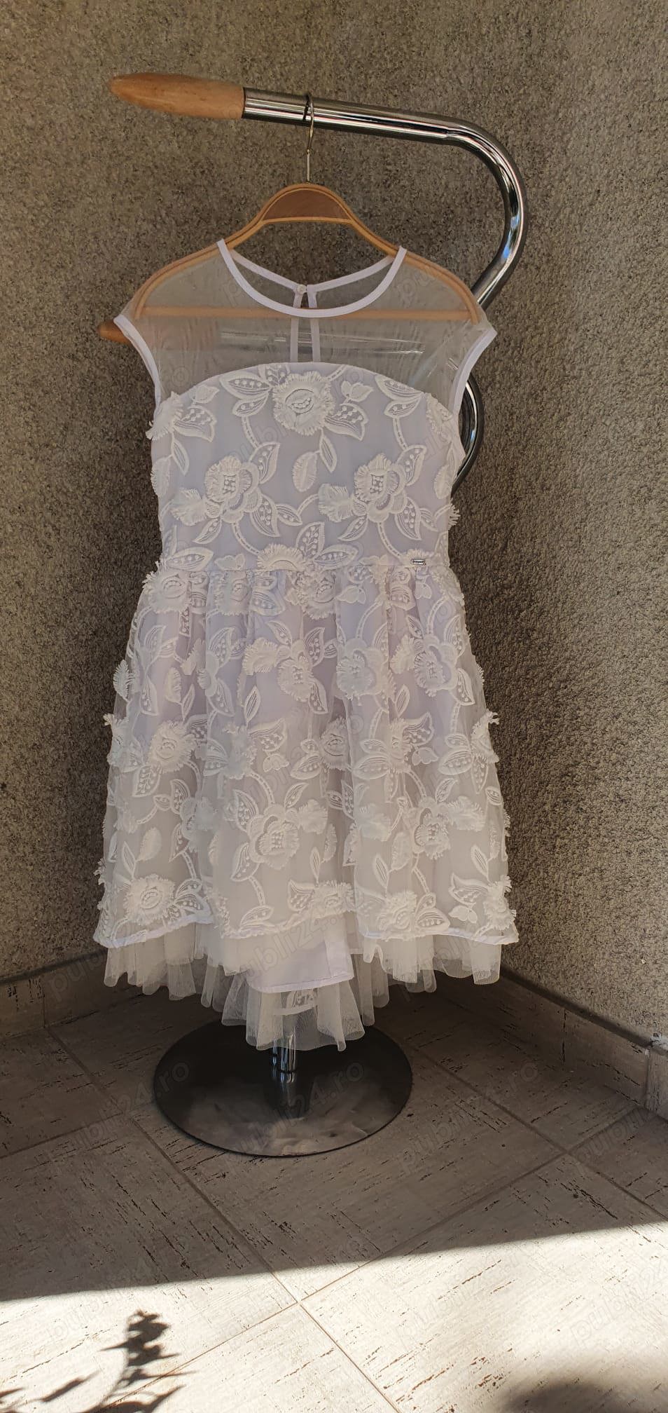 Rochie albă  Mayoral 140cm 10ani 