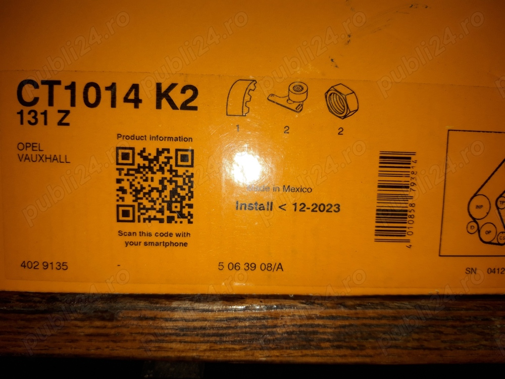 Kit distribuție opel meriva