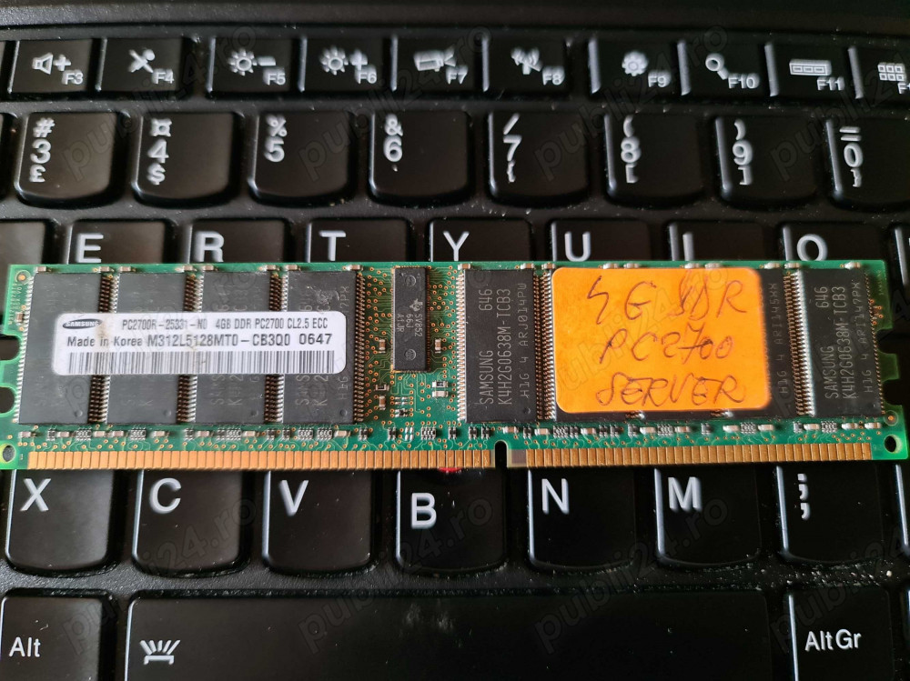 Memorie Server Samsung 4Gb DDR PC2700R ECC, REG 