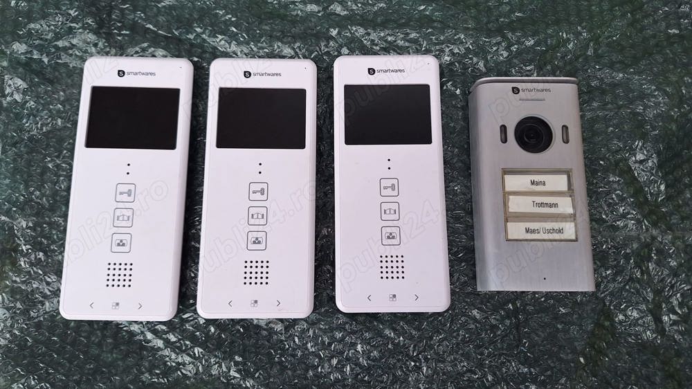 SmartWares DIC - 22132 | Video Interfon ecran color | 3 unitati int***