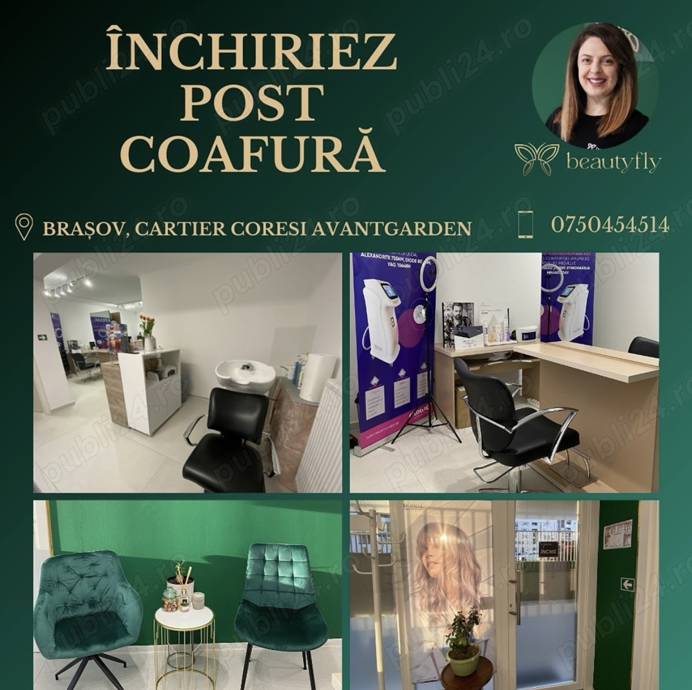 Închiriez post coafor Cartier Coresi Brașov