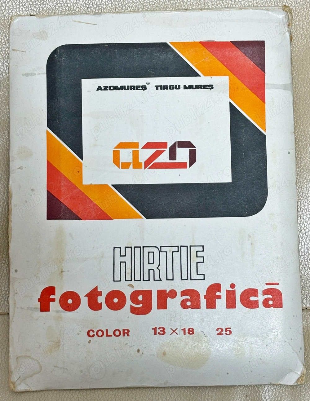 Hartie fotografica color + alb negru AZO 13x18cm 25 buc. pachet '90