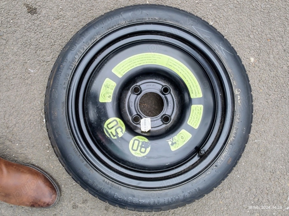 Roata rezerva temporara 