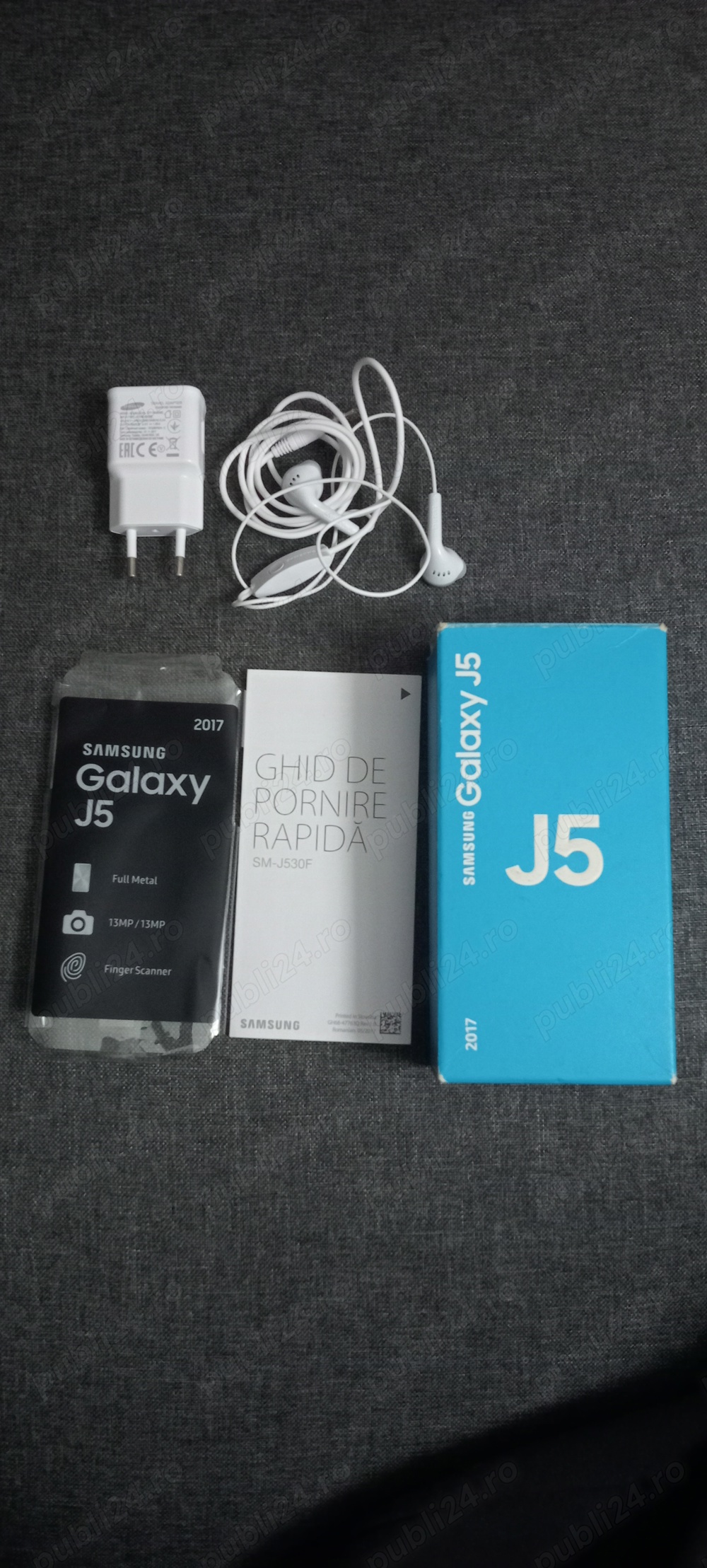Cutie Samsung j5 cu accesorii 
