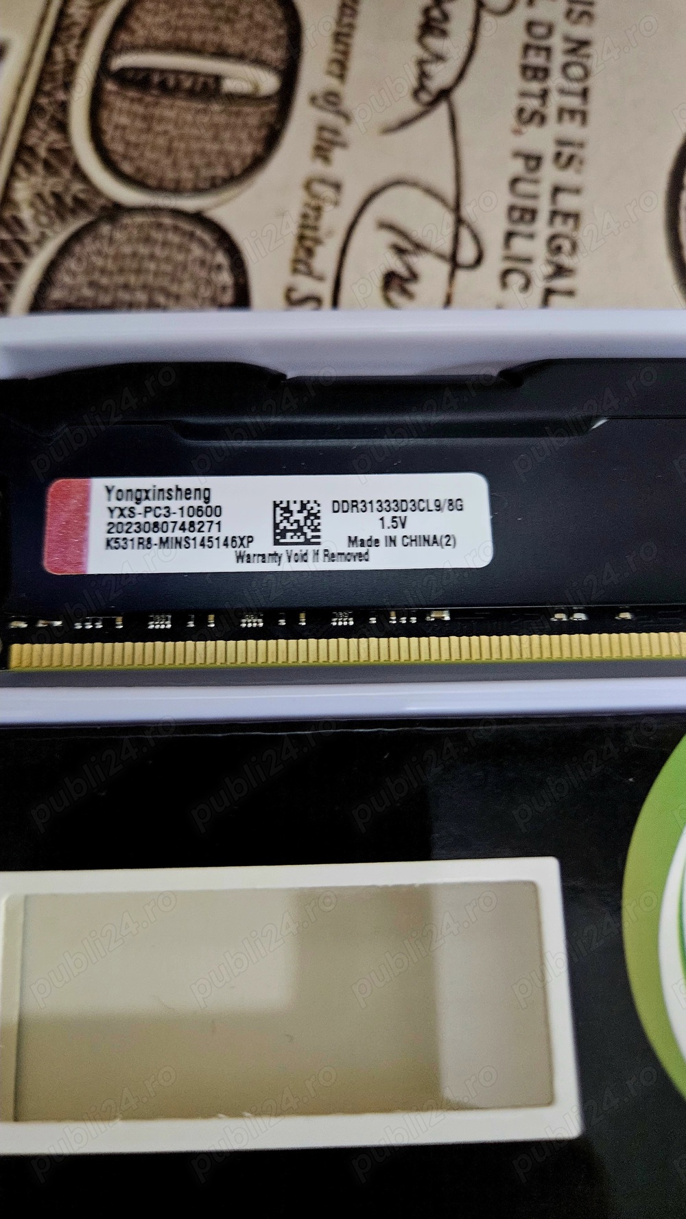 Memori RAM DDR 3  20GB Noi Sigilate Se vinde tot la  pretul de 150 Lei