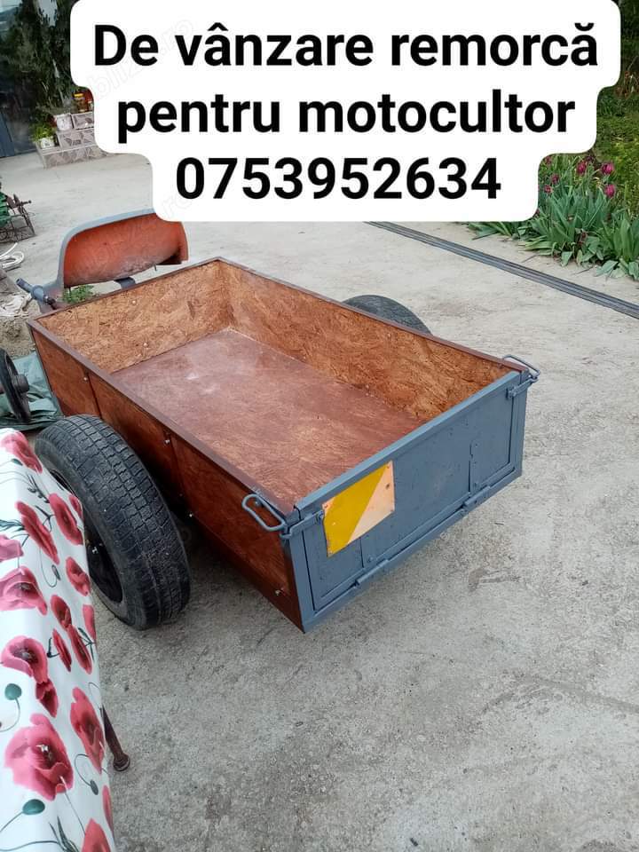 Remorcă pentru motocultor. 