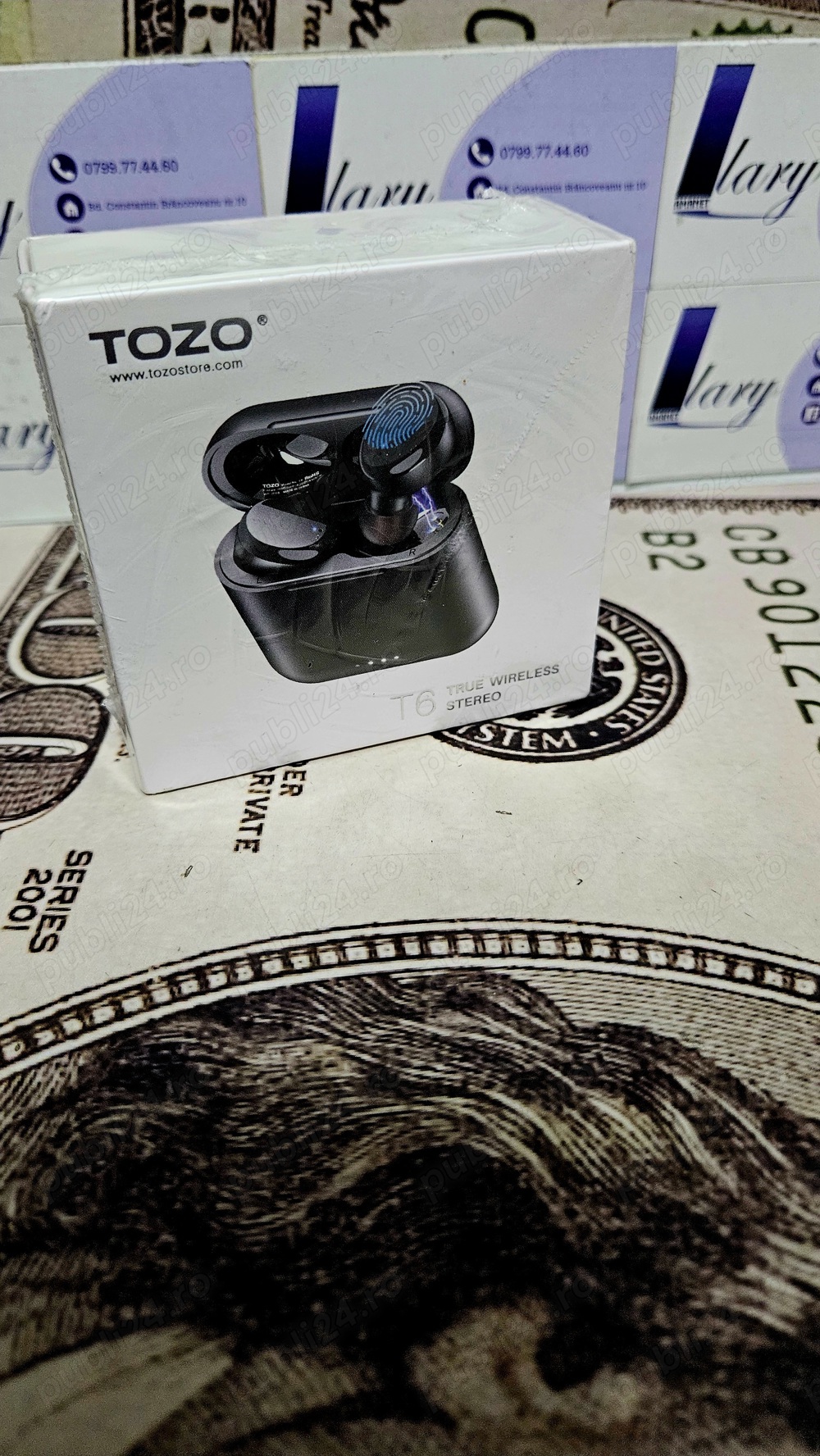 Căști Wireless Tozo T6 True Noi Sigilate.