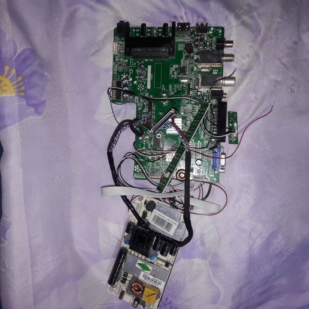 Main si sursa HISENSE LHD24D33D-T.MSD309.B62S sursa.AMP24S-HS