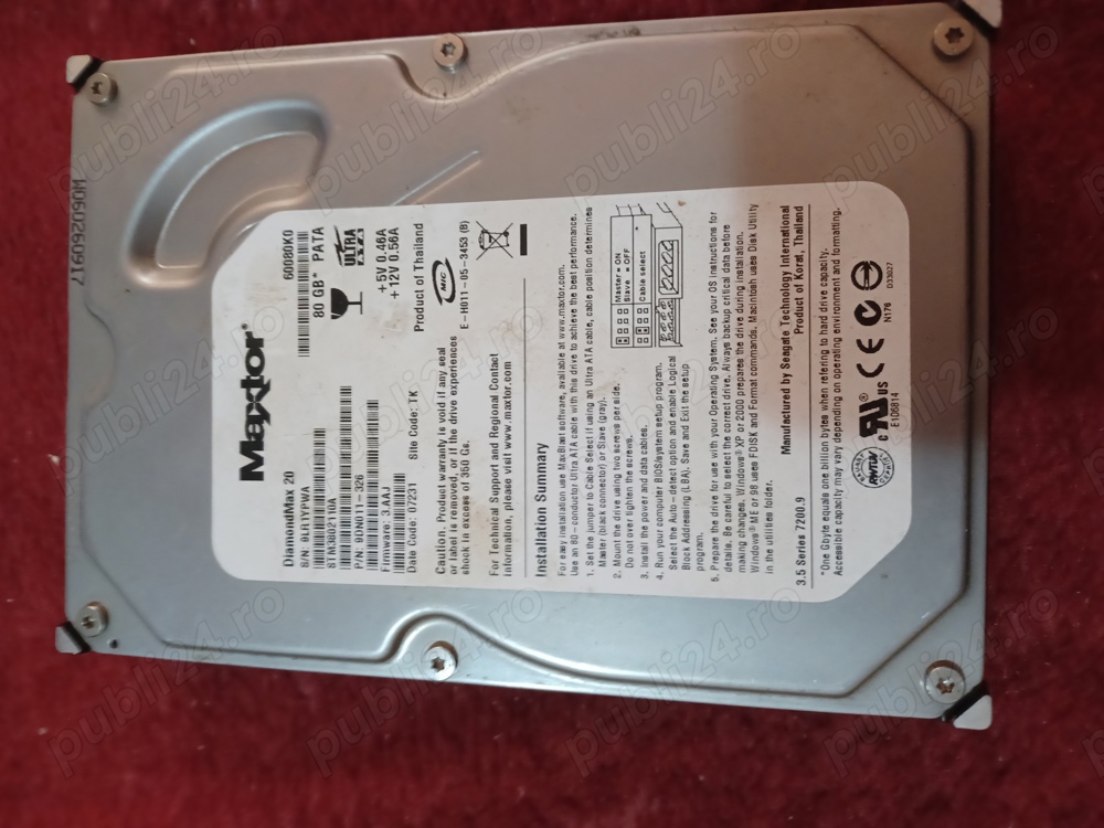 hard de 80 gb