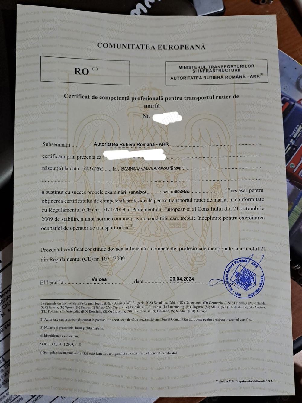 Manager transport marfa caut colaborare