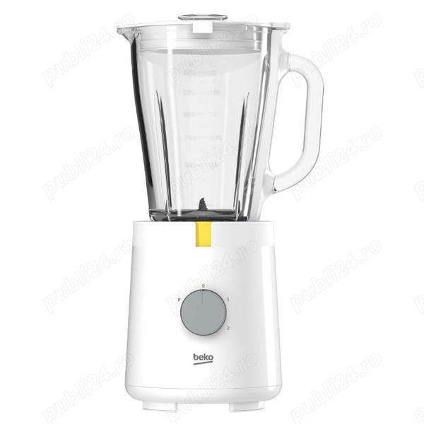 Blender Beko , 600 W, 1.5 L, 2 viteze, Functie zdrobire gheata,Nou