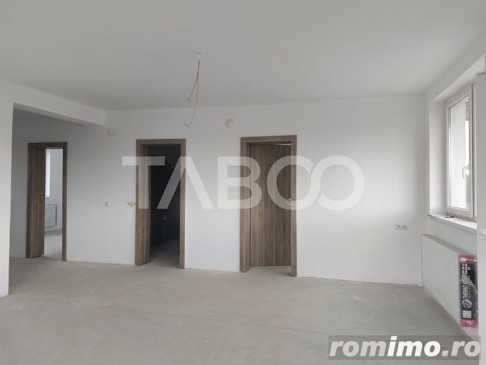 Apartament spatios bloc nou 3 camere 96 mp zona linistita in Cisnadie