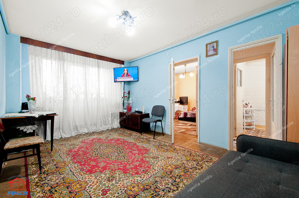 Apartament curat si ingrijit, 3 camere, etaj 3, Tiglina 1