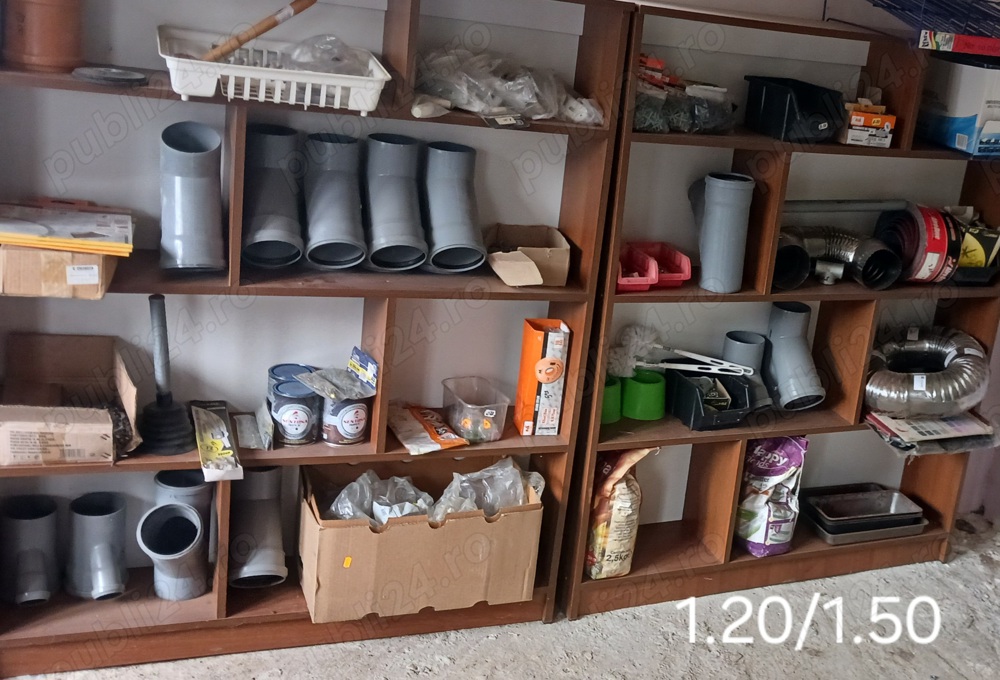 Vând rafturi +tijghea 