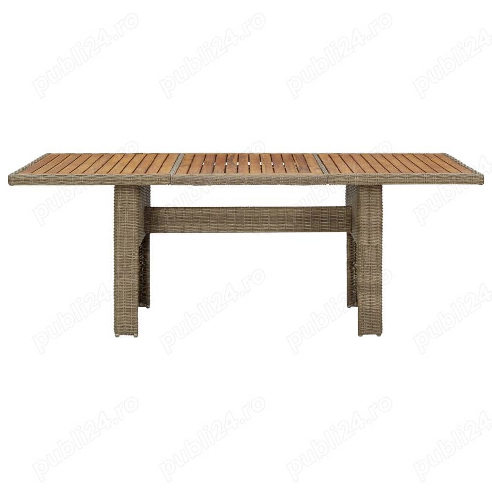 Masa de gradina lemn masiv de ACACIA