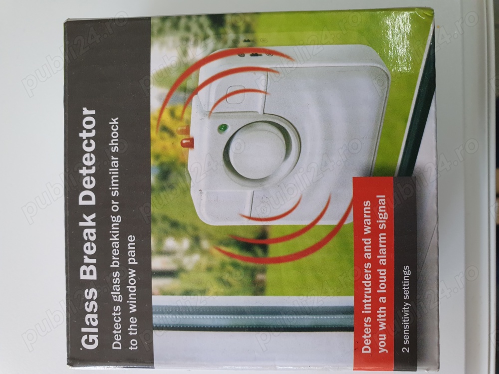 Dedector alarma geam spart