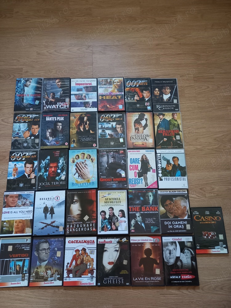 PIERCE BROSNAN,JEAN GABIN,BELMONDO,DVD FILME COLECȚIE RARITATI subtitrare ROMANA 