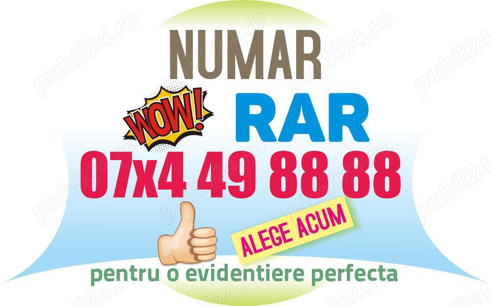 Numar LUX VIP - 07x4.49.88.88 - aur usor gold platina numere cartela usoare cartele SIM mobil firme