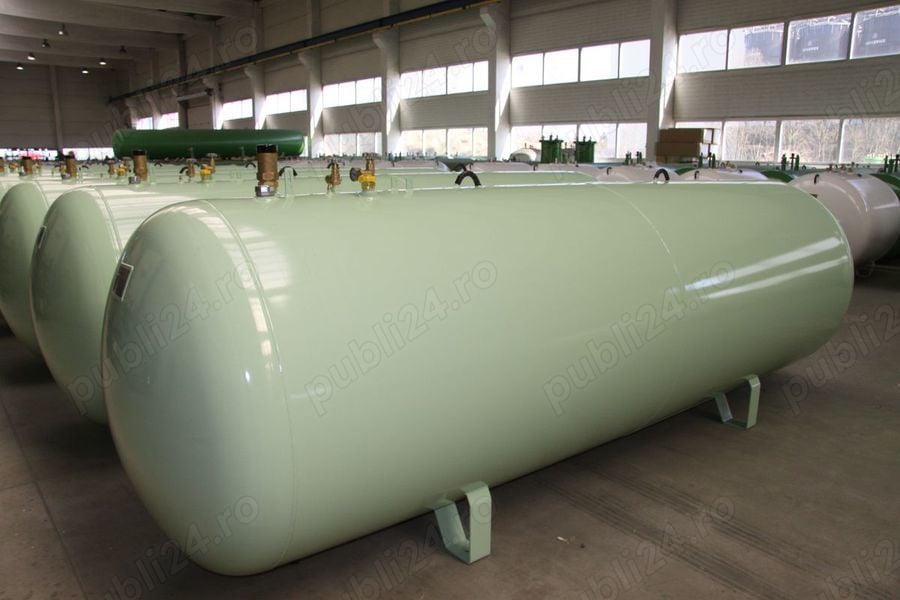 Bazin GPL NOU 1000L, rezervor propan, ISCIR, montaj