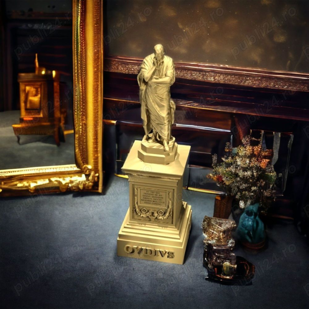 Statuetă Ovidius pe soclu 17cm