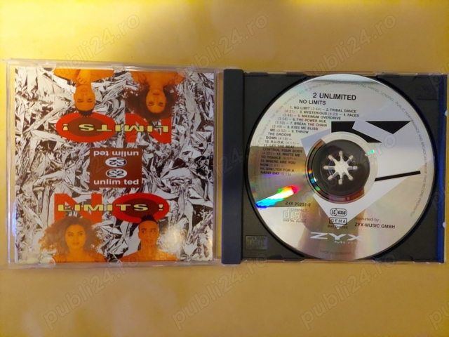 2 Unlimited - No limits, CD original (Near-Mint)