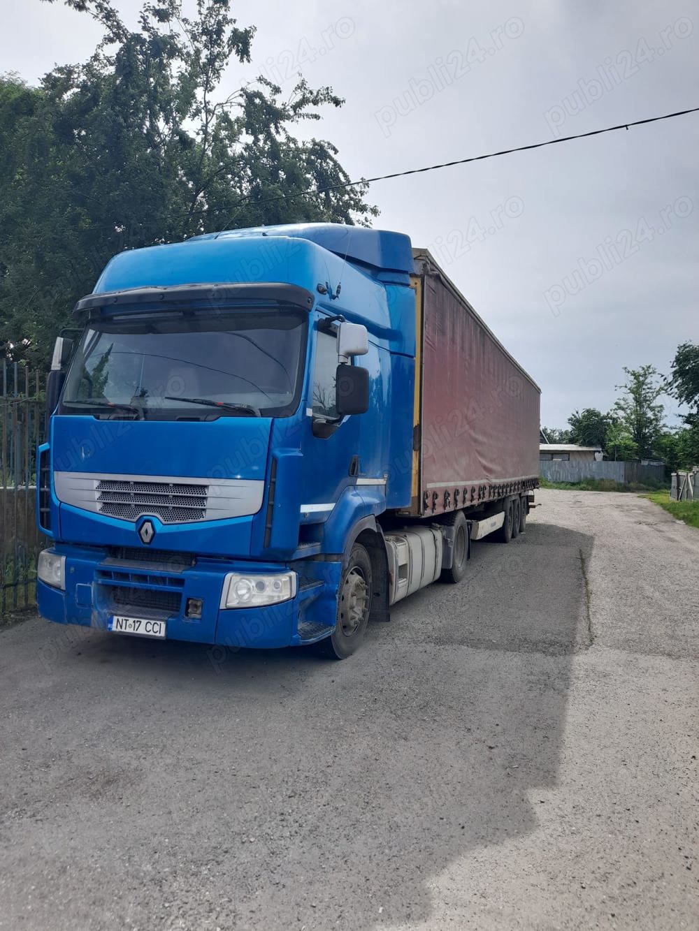 Vand   rate   schimb sau inchiriez ansamblu cap Renault Premium E5 (Volvo)+ semiremorca Krone 2011