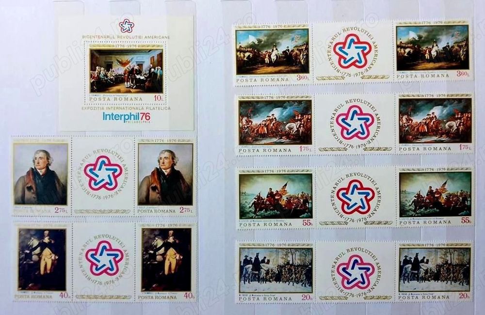 Lot timbre  Aniversări 