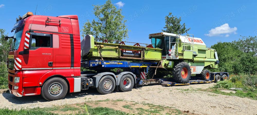 Transport specializat agabaritic de utilaje agricole  și de construcții  Marco Trailer Transport SRL