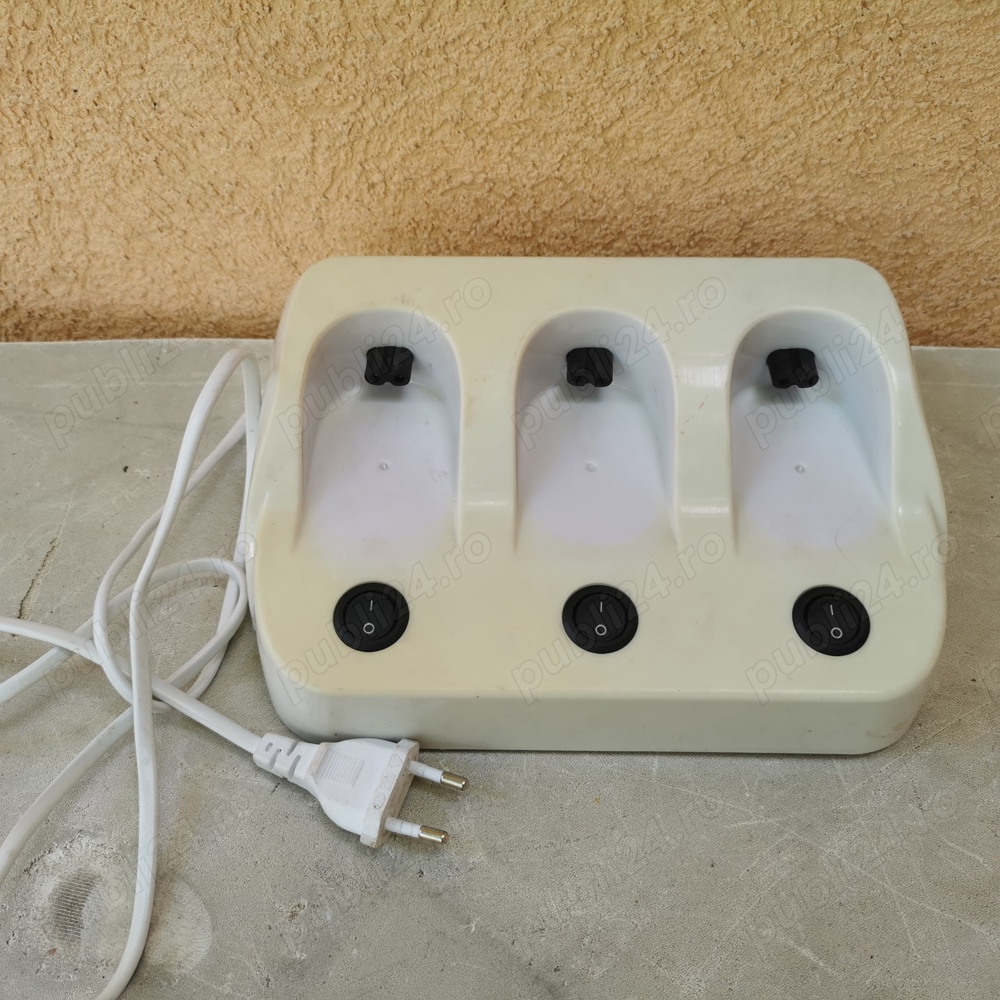 suport multi dock pt incalzitor ceara epilare, tripla alte aparate cu mufa 2 pini la 220 - 240VAC
