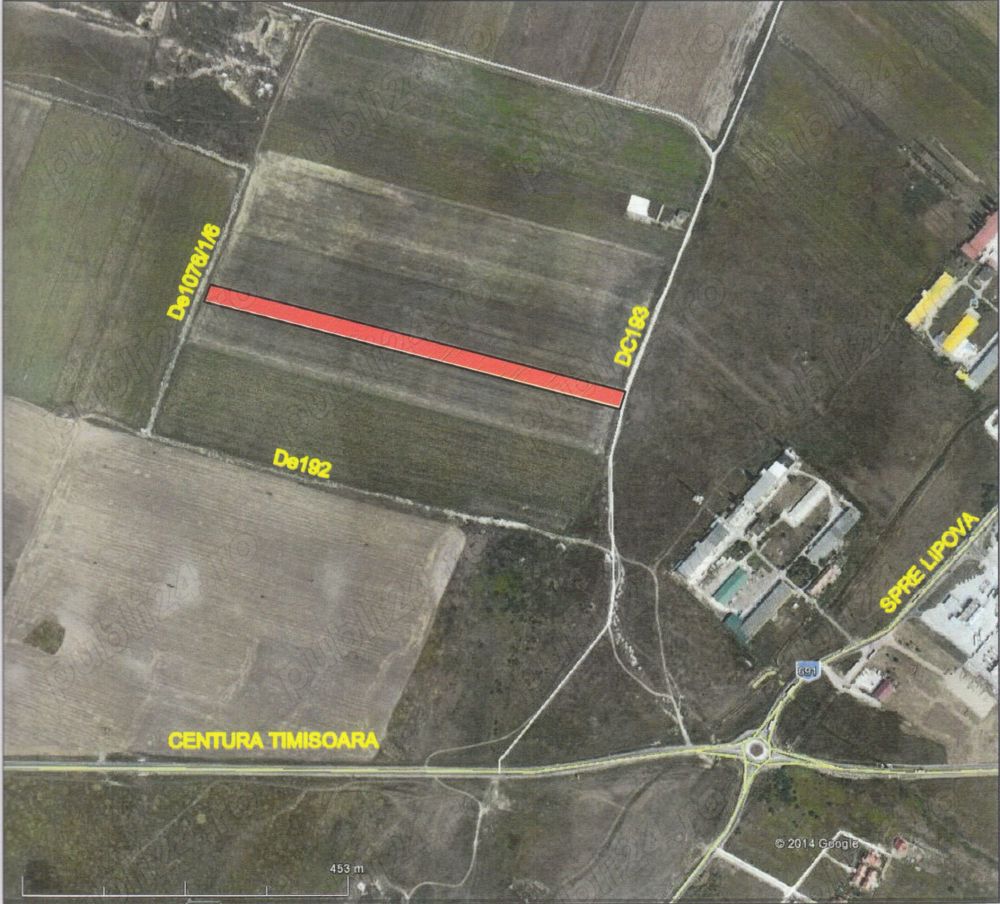 Dumbravita -proprietar vand 15000 mp,16 euro mp 