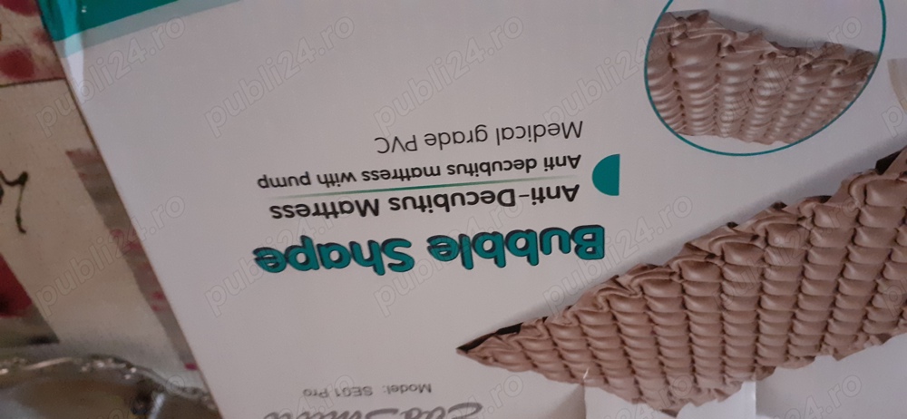 WC camera portabil, saltea antiescara si topper