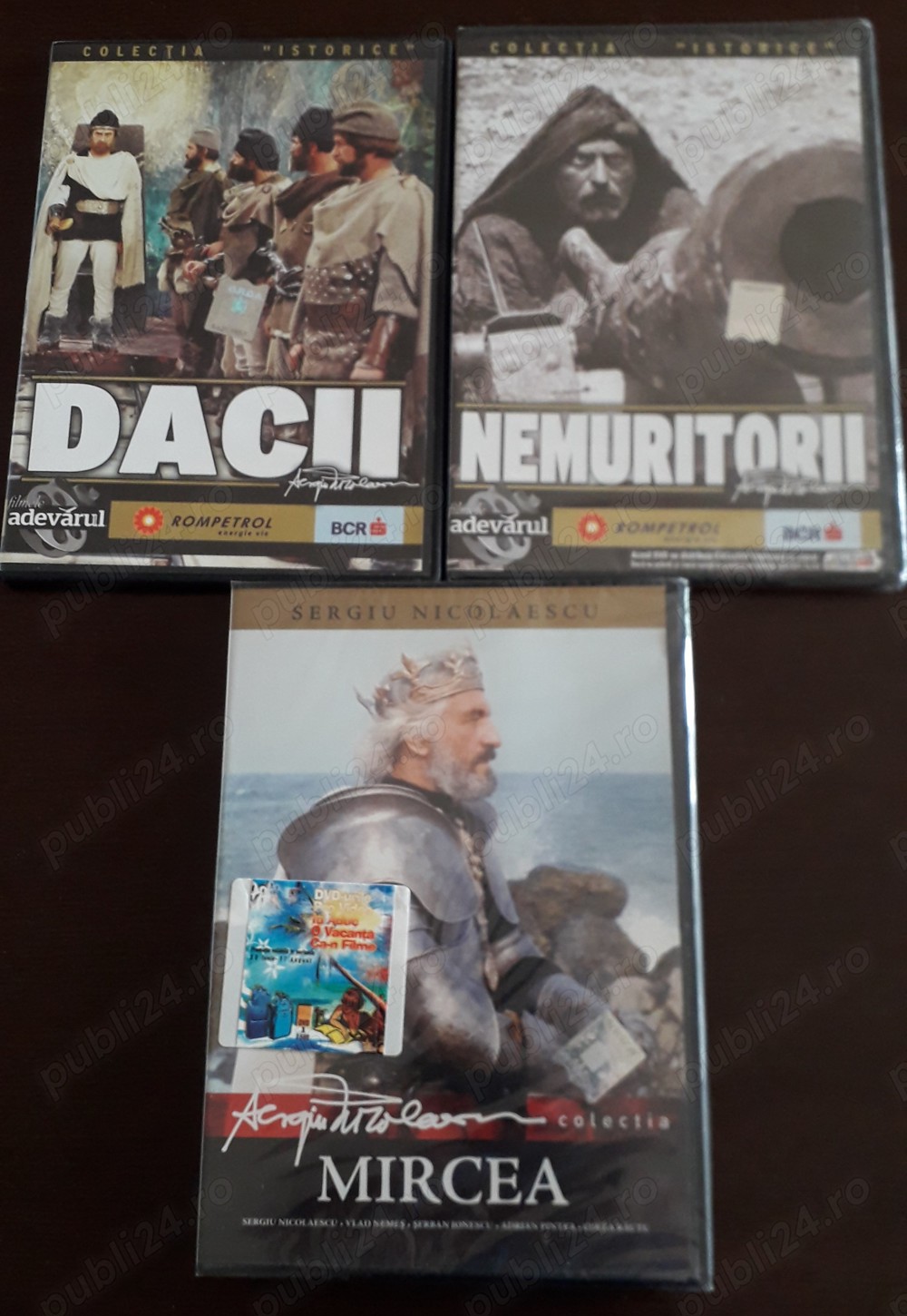 DVD filme sigilate - Sergiu Nicolaescu : DACII, NEMURITORII, MIRCEA