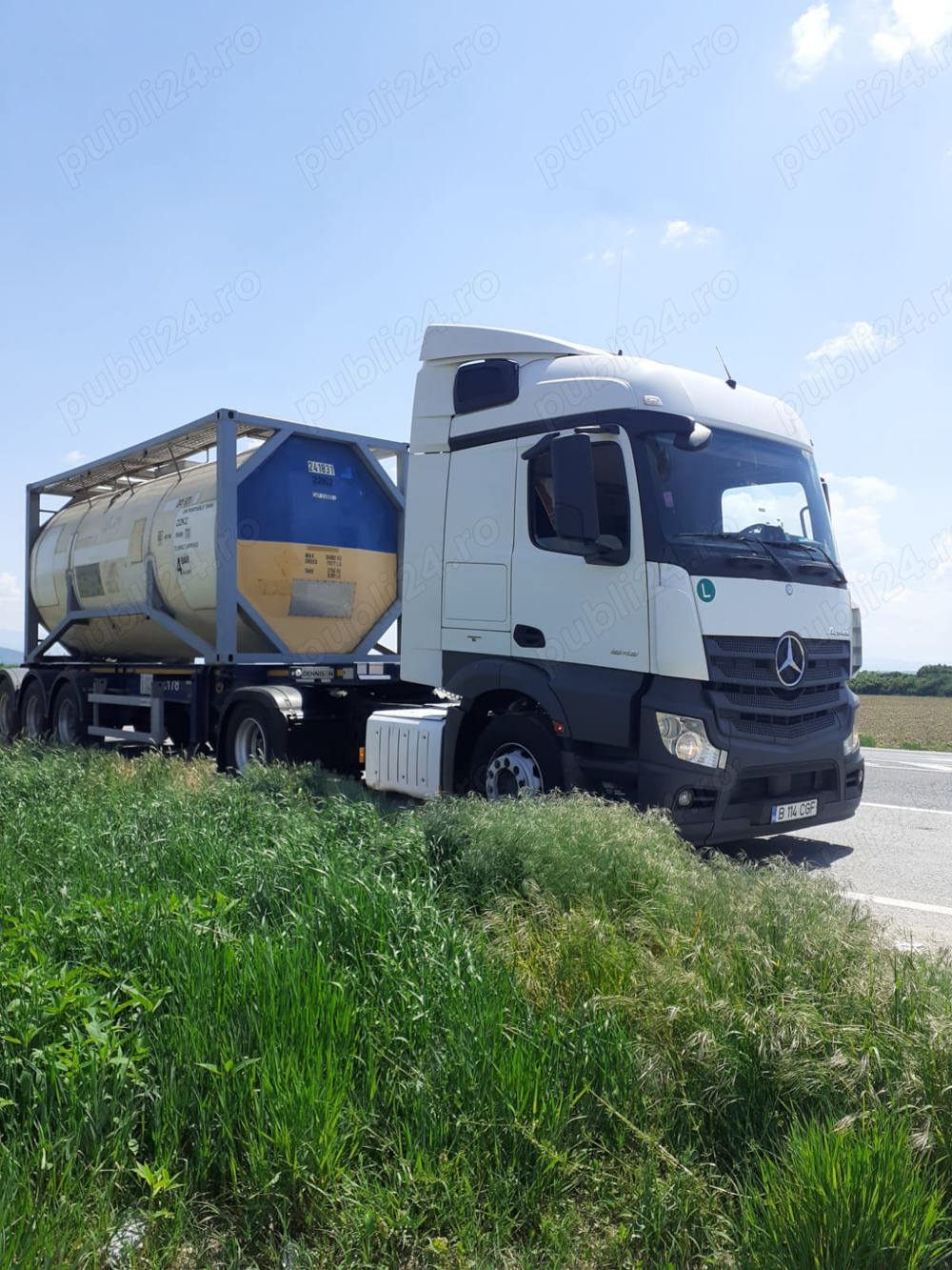 2x Dennison TF25SK0, 20-25FT, container chassis, ADR , stare perfecta