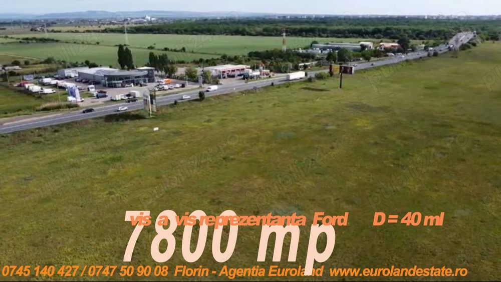 Buzau , DN2, teren intravilan 7800MP.  