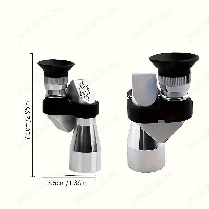 Telescop Portabil Cu Zoom De Buzunar 8x20 HD Mini Pentru Vânătoare, Camping, Alpinism, Drumeții, Obs