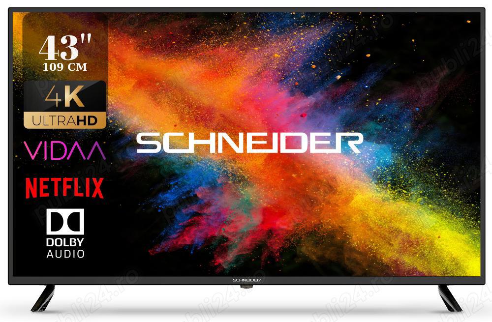 Televizor LED Smart de 109 cm, 4K Ultra HD,cu internet, Sigilat