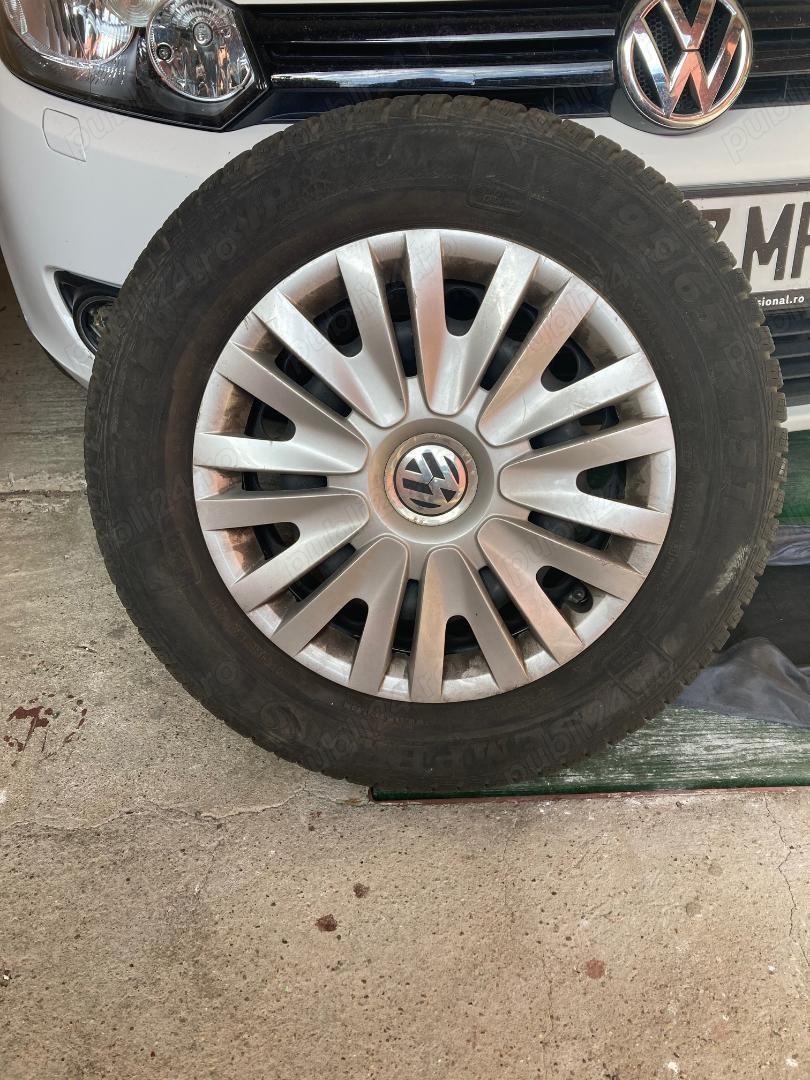 Set jante tabla Golf 6 cu cauciucuri de iarna