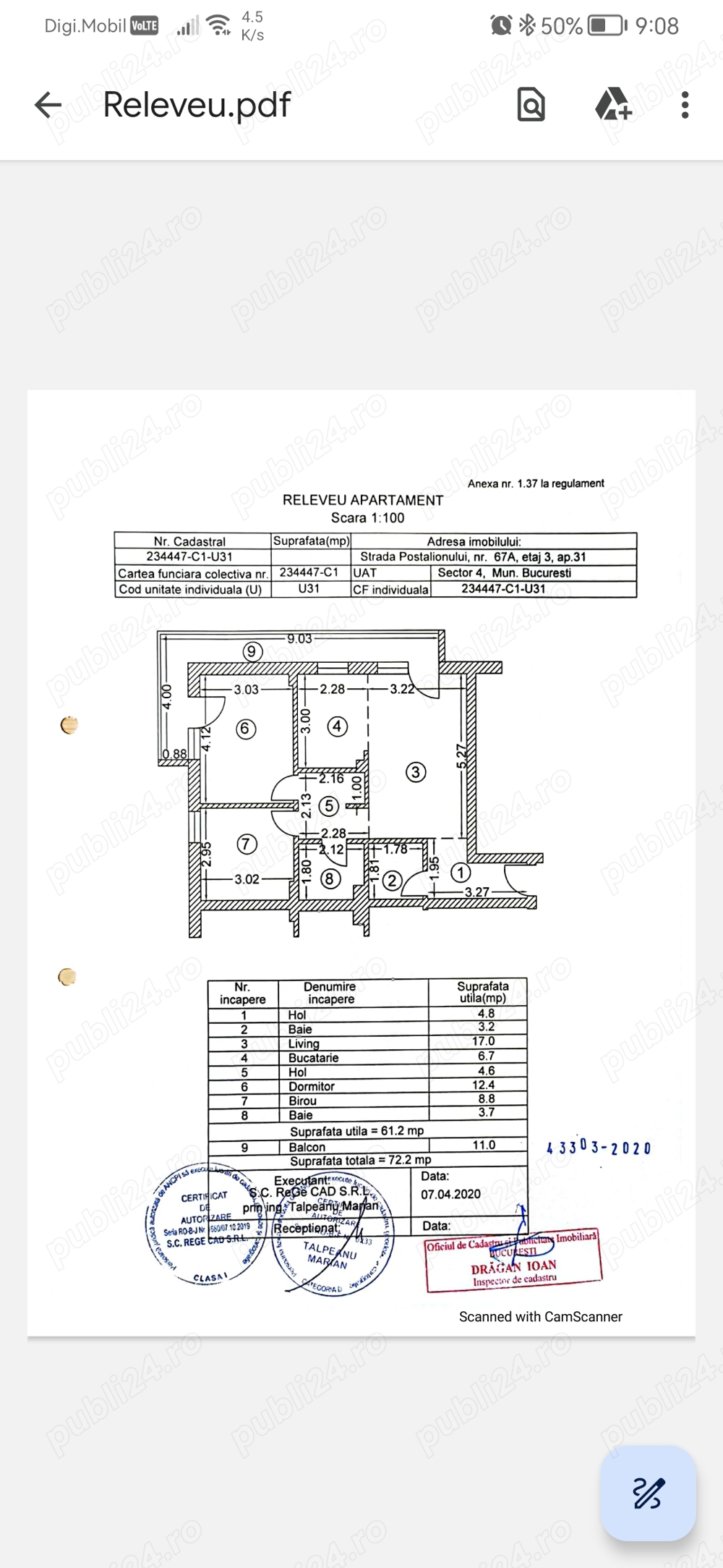 Apartament 3 camere