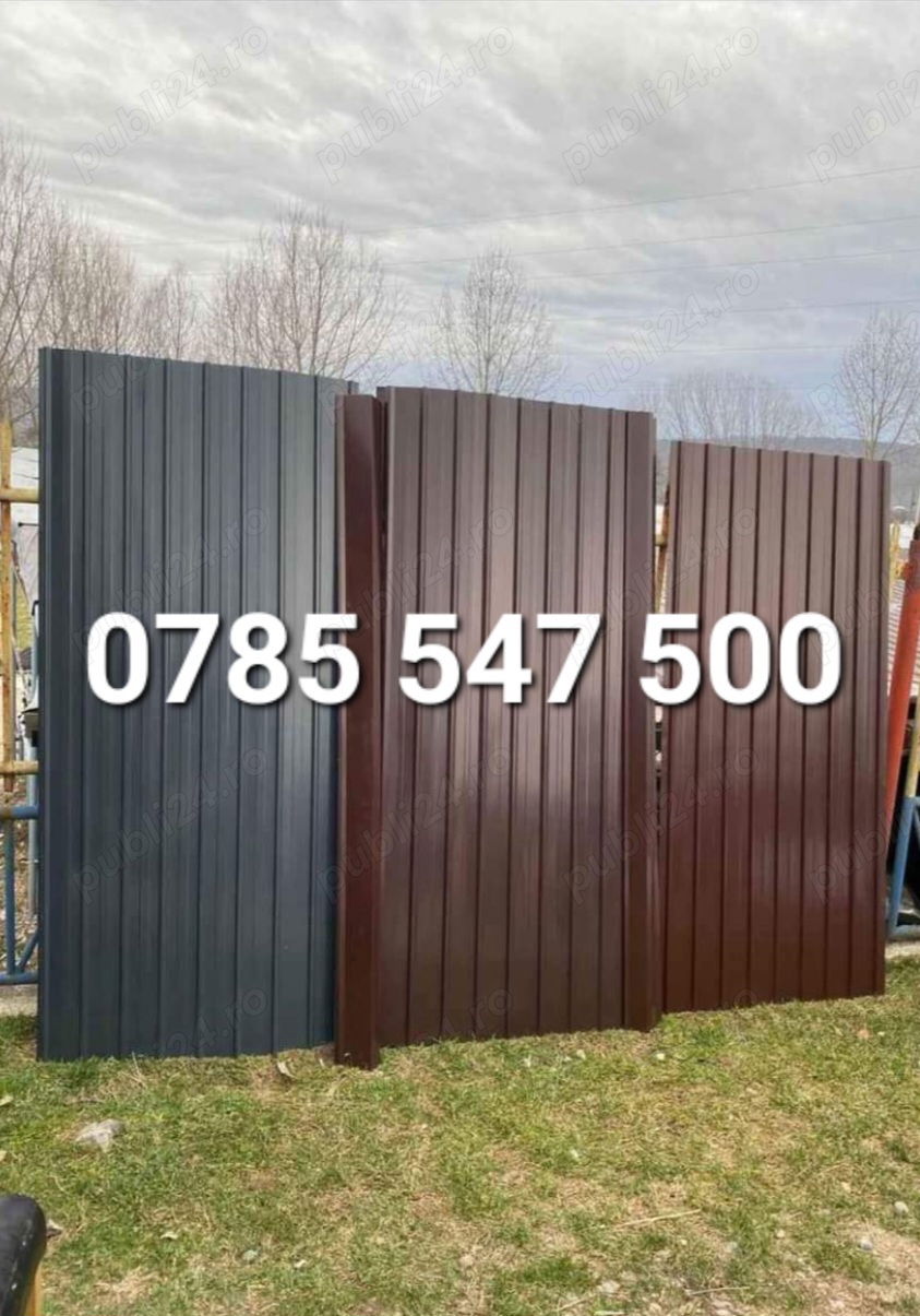 Tabla cutata colorata și zincata 