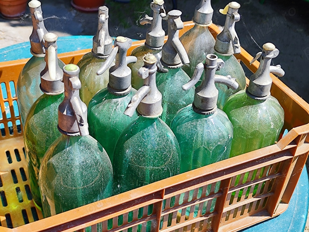 Vând sticle de sifon de 1l.