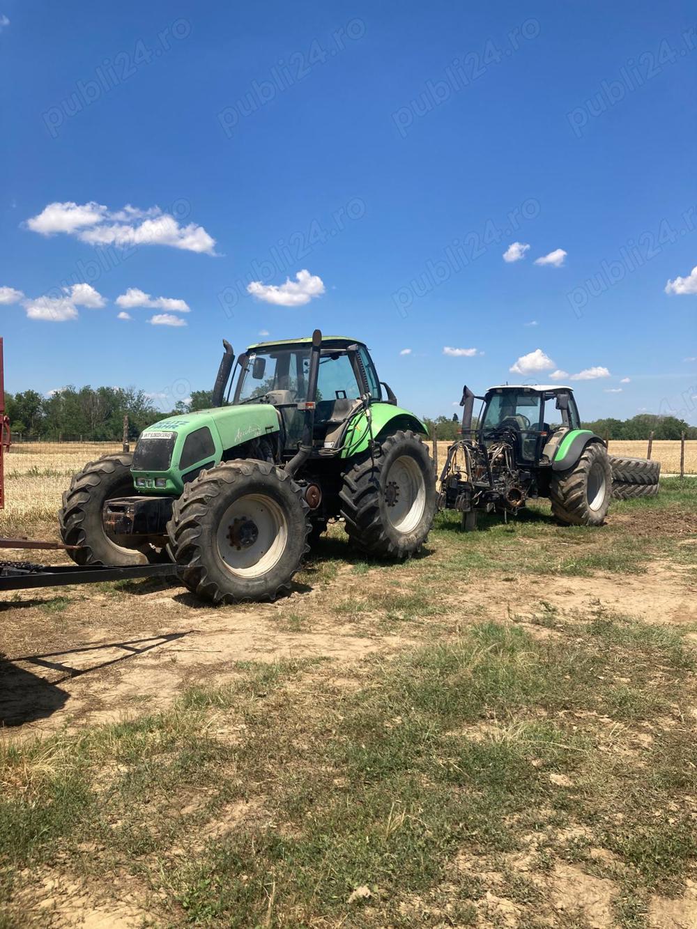 Vand sau dezmembrez tractoare DEUTZ FAHR + cauciucuri agricole