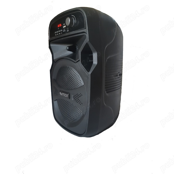 Boxa bluetooth portabila, 15W cu MP3 player, Radio FM, Karaoke, TWS, 40cm,nouă 