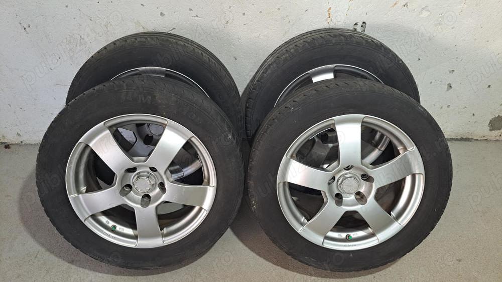 Jante aliaj + cauciucuri 