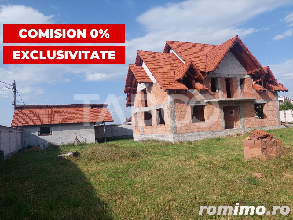 Casa de vanzare 115 mp utili 1000 mp teren zona linistita Avrig Sibiu